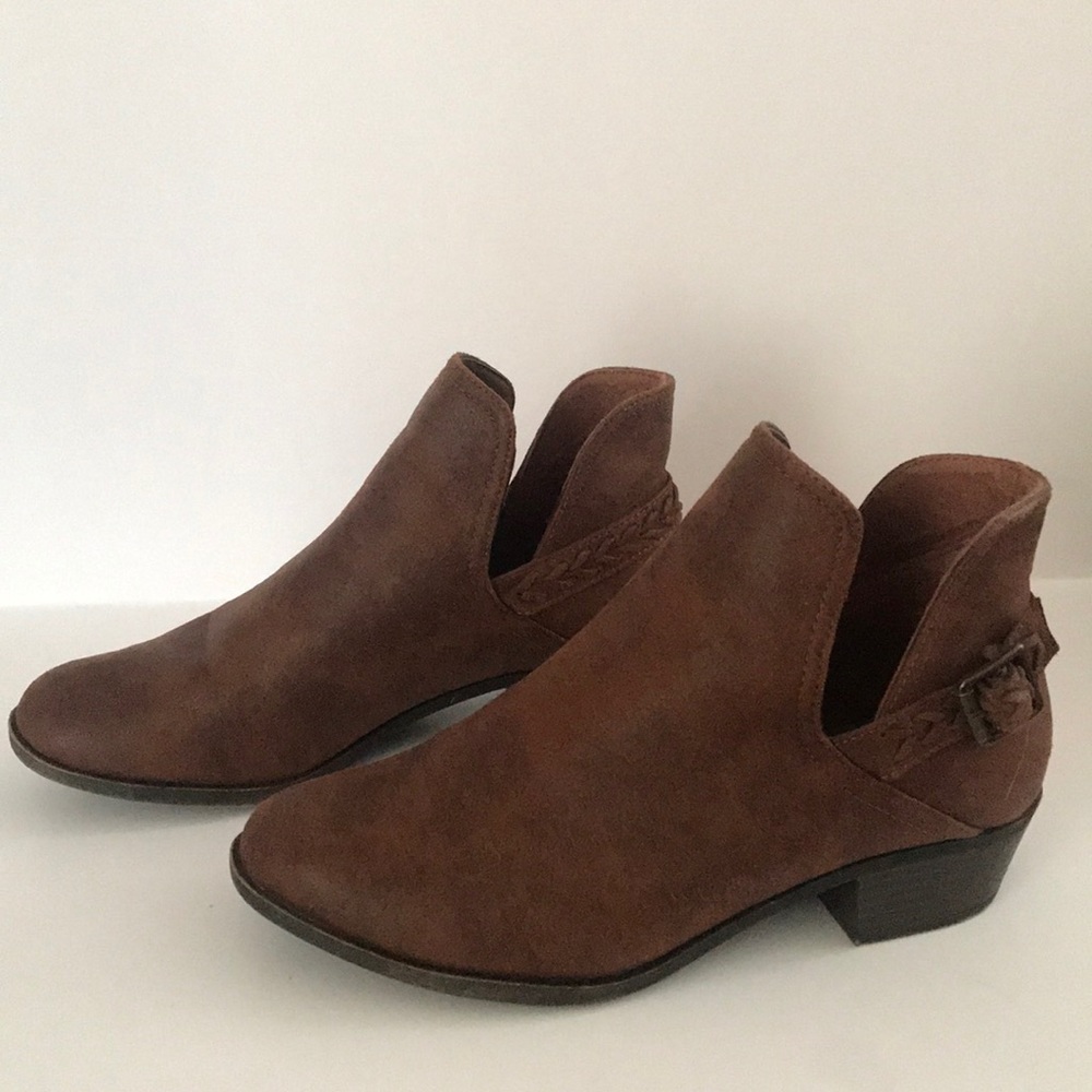 Brown booties